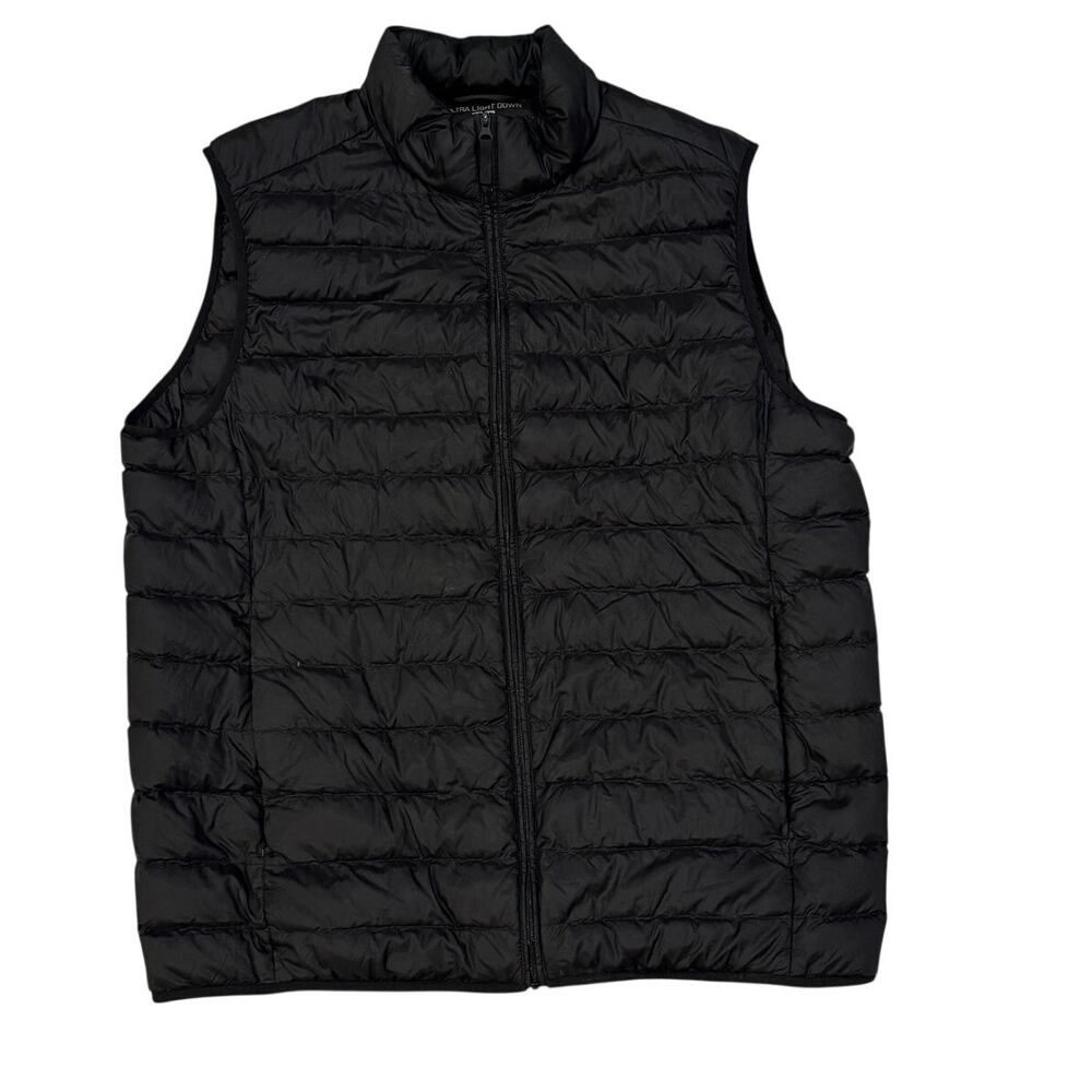 Uniqlo Ultra Light Down Black Packable Puffer Vest Men's L